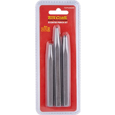 TORK CRAFT Center Punch Set 3pc