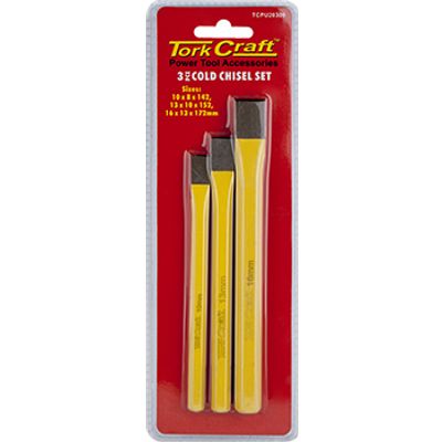 TORK CRAFT Cold Chisel Set 3pc