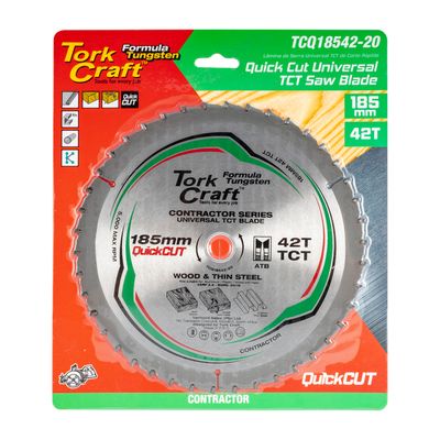Universal Quick Cut Tct Blade 185x42t 20-16