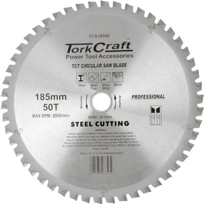 Tct Blade Steel Cutting 185x50t 20/16