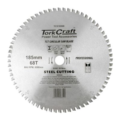 Tct Blade Steel Cutting 185x68t 20/16