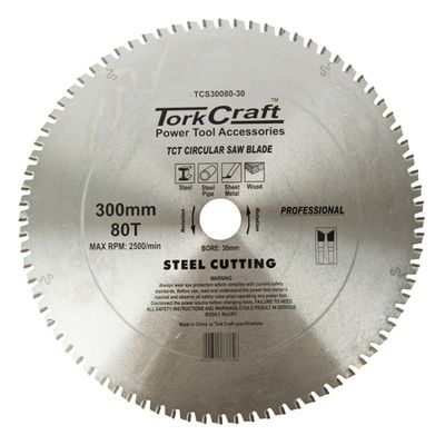 Tct Blade Steel Cutting. 300 X 80t 30mm Bore