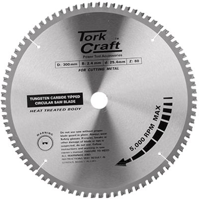 Tct Blade Steel Cutting. 300 X 80t 25.4 Bore
