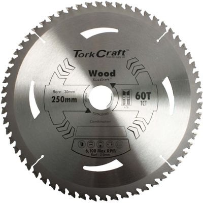 Saw Blade Thin Kerf 250 X 60t 30-16 Tct