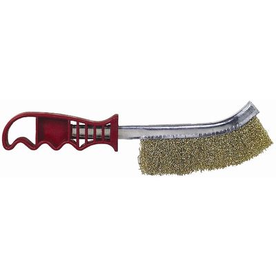 Wire Hand Brush Rust Resistant Brass Coated Steel Wire