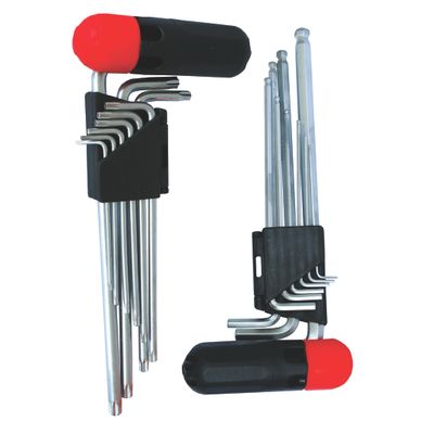 9pc Allen Key Set Interc. H&le Ball . Nt2125 C/w Torx Nt2126