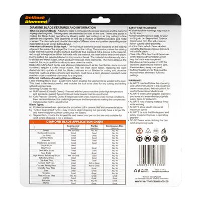 Diamond Blade 230mm Segmented DELROCK
