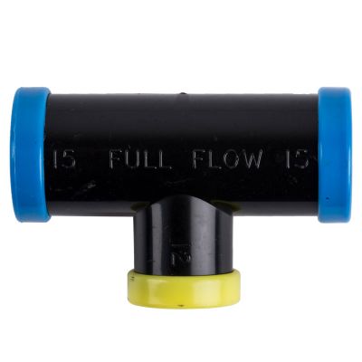 FULL FLOW REDUCING TEE 25X15MM