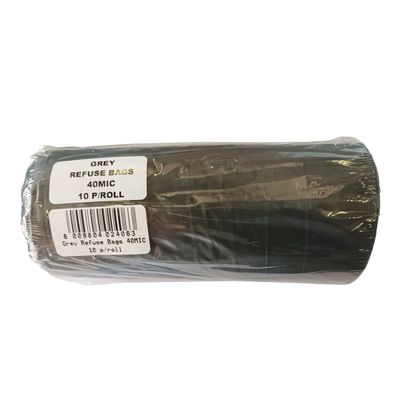 REFUSE BAG STEEL 40MIC 10 PER PACK
