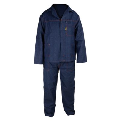 OVERALL 2 PCE DENIM BLUE SIZE 40 CHEST 36 WAIST