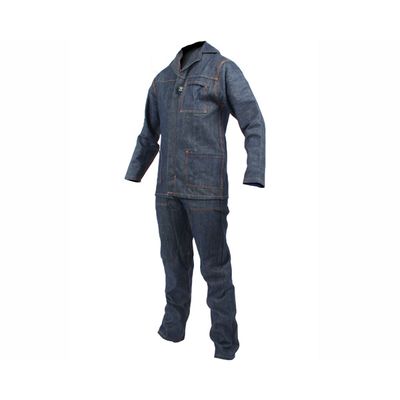 Overall 2 Pce Denim Blue Size 44 Chest 40 Waist