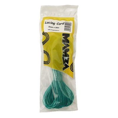 MAMBA LACING CORD 2.00MM GREEN 40G 20M