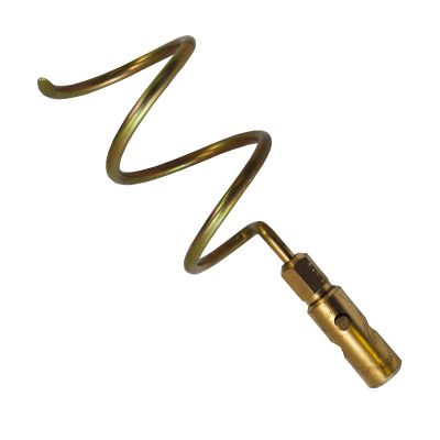 DRAIN SINGLE CORKSCREW 64MM H/D 8MM