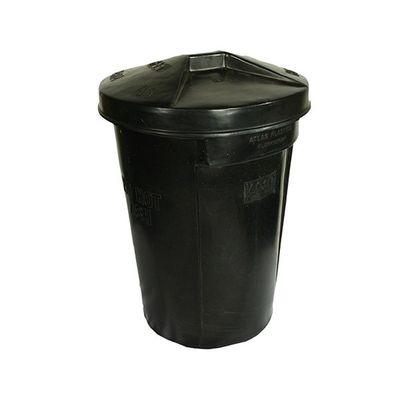 Refuse Bin Plastic With Lid 85l