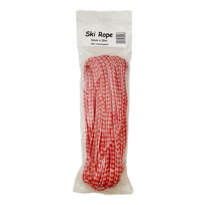 ROPE SKI ROPE HANK 5MM 30M 50/50 CLEAR PACK