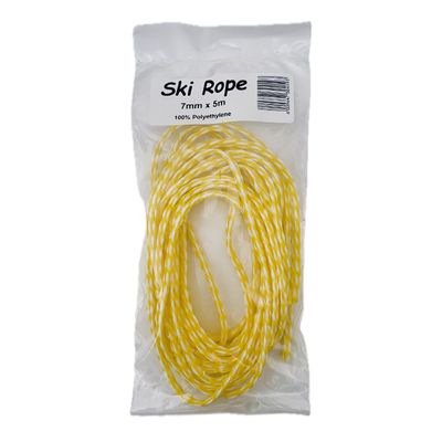 ROPE SKI ROPE HANK 7MM 5M 50/50 CLEAR PACK