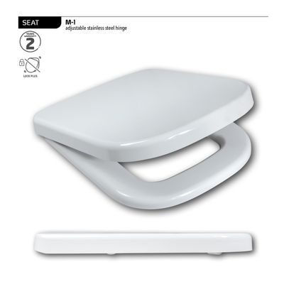 WIRQUIN Toilet Seat M-1 Thermodur Pl Hng Wht 2.2kg