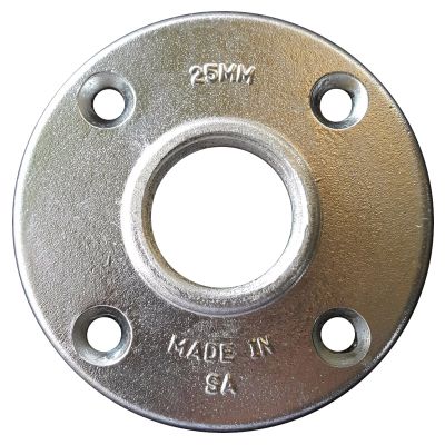 FLANGE ALUMINIUM NON SABS THREAD 25MM PIPE OD 32M