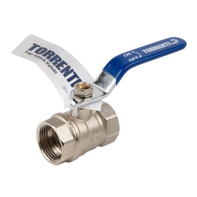 TORRENTI BALL VALVE FB BRASS BODY SS BALL FXF 20MM