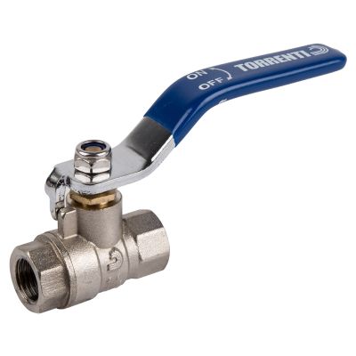TORRENTI BALL VALVE FULL BORE 25BAR BRASS FXF 8MM
