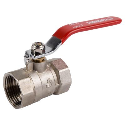 TORRENTI BALL VALVE RB 16B BRASS SS BALL RED 20MM