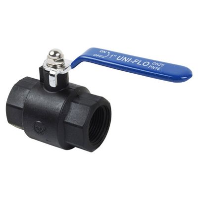 TORRENTI BALL VALVE NYLON CHROME BALL 16BAR 15MM