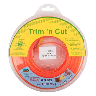 TRIM N CUT TRIMMER LINE 2.4MM 70M SQ DONUT