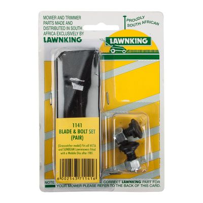 LAWNKING L/mower Blade & Bolt Victa Wobble