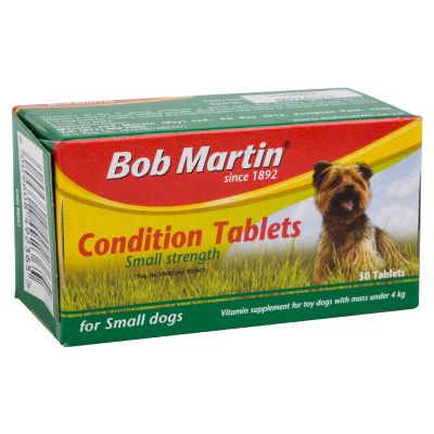 Bob Martin Pet Condition Tablets Small Dog 50pk