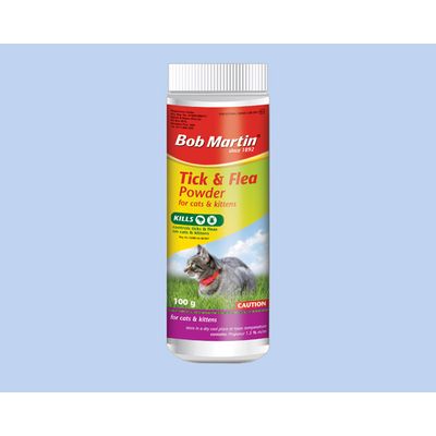 Bob Martin Pet Tick & Flea Cat Powder 100g