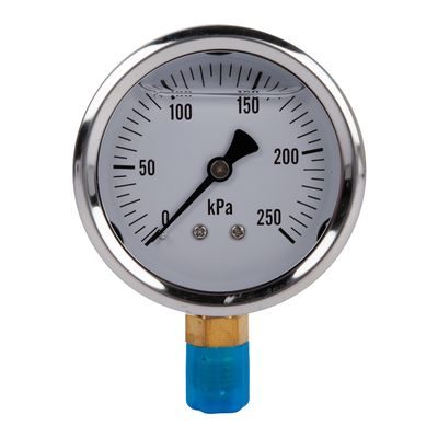 PRESSURE GAUGE GLYCERINE 0-0250KPA