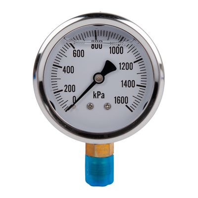 PRESSURE GAUGE GLYCERINE 0-1600KPA