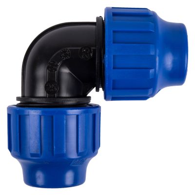 PLAST Elbow Compression 75mm