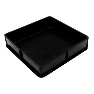 POLTEK FOOT BATH SQUARE BLACK