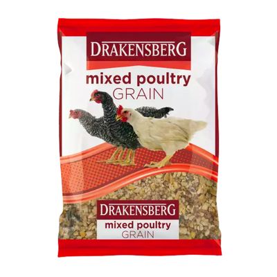 DRAKENSBERG RED BAG GRAIN MIXED POULTRY 1KG