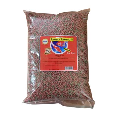 TAKARA FISH FOOD KOI FLOATING PELLET MED 3MM X 2KG