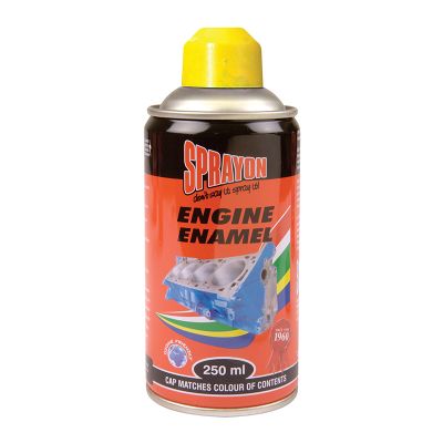 SPRAYON ENGINE ENAMEL SPRAY SUNSHINE YELLOW 250ML