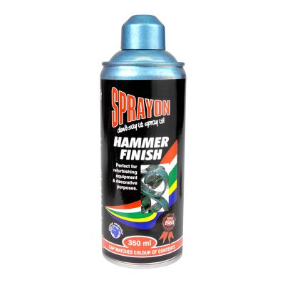 SPRAYON Hammer Finish Spray Paint Blue 350ml