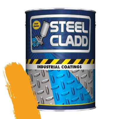 STEEL CLADD QUICK DRY ENAMEL FIAT ORANGE 1L