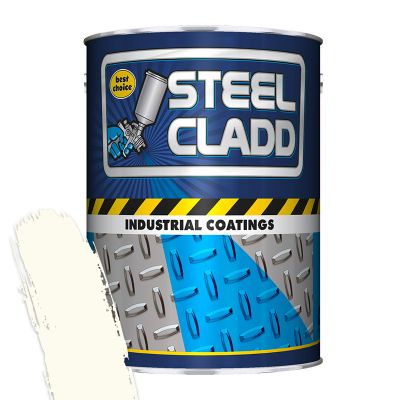 STEEL CLADD QUICK DRY ENAMEL FIAT OFF WHITE 5L