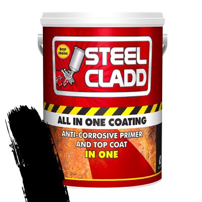 STEEL CLADD ALL-IN-ONE WATER BASED BLACK 20L