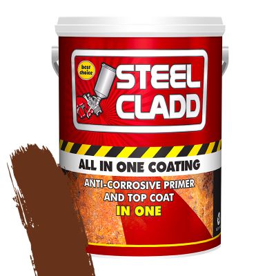 STEEL CLADD ALL-IN-ONE WATER BASED BROWN 20L