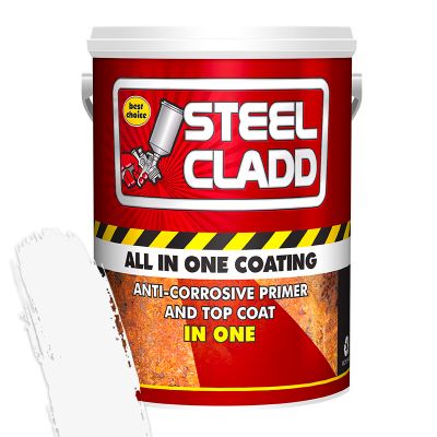 STEEL CLADD ALL-IN-ONE WATER BASED WHITE 20L