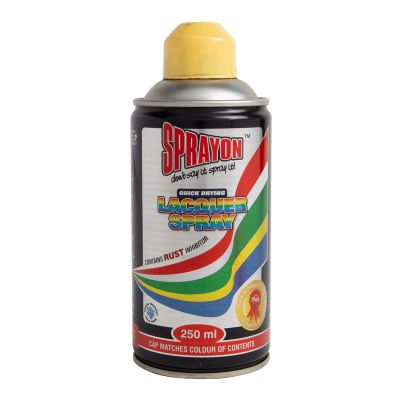 SPRAYON STD SPRAY PAINT MAIZE YELLOW 250ML