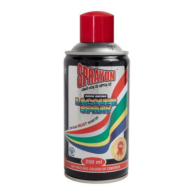 SPRAYON STD SPRAY PAINT SIGNAL RED 250ML