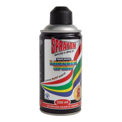 SPRAYON STD SPRAY PAINT MATT BLACK 250ML