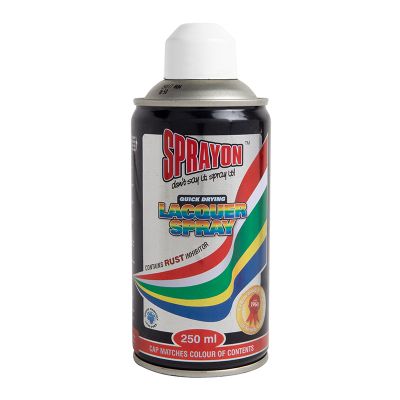SPRAYON Std Spray Paint Satin White 250ml