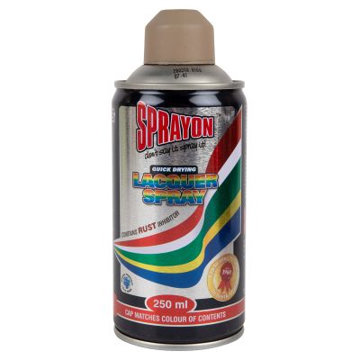 SPRAYON STD SPRAY PAINT MILITARY TAN 250ML
