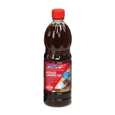 POWAFIX BOILED LINSEED OIL TIMBER 750ML