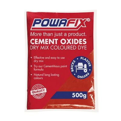 POWAFIX Cement Oxide Powder Red 500g